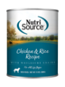 Chicken & Rice 13 oz., 12/cs nutrisource, food, canned